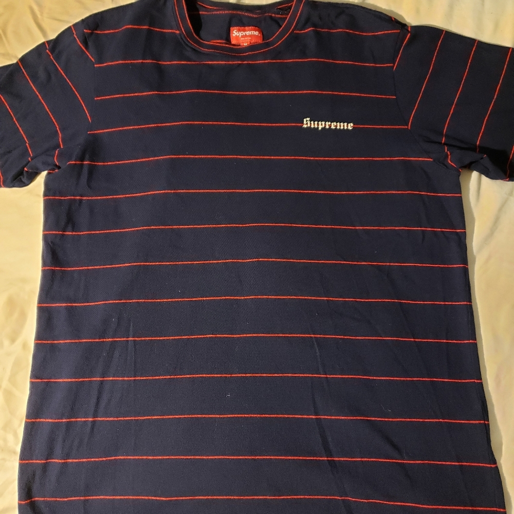 Supreme Stripe Shirt Medium